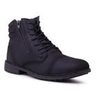 Bota Masculina Casual Coturno Com Zíper Confortável NL016