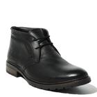 Bota Masculina Casual Democrata Preta 301101