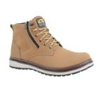 Bota Masculina Casual Zíper Lateral em Couro Bell Boots