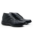 Bota Masculina Confort Couro PRETO