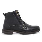 Bota Masculina Coturno Couro Bovinos Milital Confortavel 400Preto