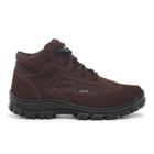 Bota Masculina Couro Tratorada Cano Curto Adventure Sch 980