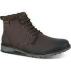 Bota masculina cross ferracini café