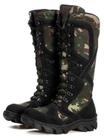 Bota Masculina de Segurança PM Militar Cano Alto Proteção Semi Nobuck Preto - Fulgore