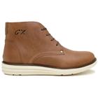 Bota Masculina Em Couro Legitimo Gx Canela Caramelo