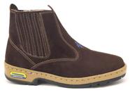 Bota Masculina feminina botina de couro solado costurado