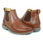 Bota Masculina Gel Botina Zebu Couro 59120H