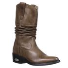 Bota Masculina Marrom com Bico Fino Cow Way 32649