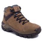 Bota Masculina Original Botina Couro Legítimo Reforçada Macia C.A