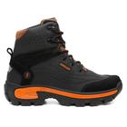 Bota Masculina Patagônia Cano Médio Couro Nobre Tratorada Palmilha Em Gel Original Shelga