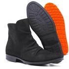 Bota Masculina Shelby Casual Enrugada Couro Troy Botina Moderna