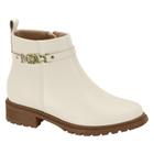 Bota modare feminina ankle boot salto baixo 7074.109.23580