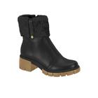 Bota Moleca Coturno Feminino Salto Tratorado Pelo 5338 108