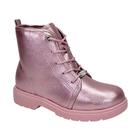 Bota Molekinha Coturno Infantil 2164.134 Rosa Velho