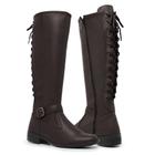 Bota Montaria Cano Longo Gmm Shoes Conforto Salto Baixo Feminina 11653