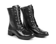 Bota Montaria Cano Médio Bigioni Couro Preto 1004 F008