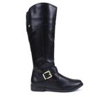 Bota Montaria Mooncity Cano Alto com Fivela 79514 Juvenil Feminino