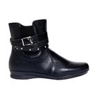 Bota Mooncity Anabella Rasteira Cano Baixo Fivela 24-71083