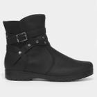 Bota Mooncity Biker Tira Cruzada Feminina