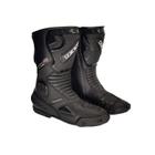 Bota Moto Esportiva Texx Super Tech V2 Couro Preta