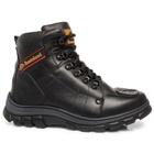 Bota Motociclista Coturno Masculina 100% Couro Tam. Especial