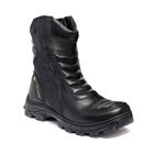 Bota Motociclista Couro Cano Longo Via Livre 0400