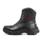 Bota Motociclista Couro Legítimo Cano Médio Bell Boots - 3000 - Preta