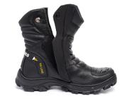 Bota Motociclista Couro Via Livre 0400 - Preto