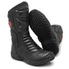 Bota Motociclista Masculina Couro Cano Longo Conforto