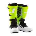 Bota Motocross Adulto Trilha Off Road Branco Rosa Jett Hi-Vis