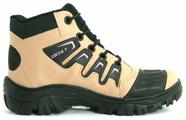 Bota Motoqueira Feminina Nude Rosa Preta Pedal Adventure Juvenil 33 - 44