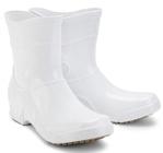 Bota Ocupacional Boot Sticky Shoes Solado em Borracha vulcanizada Antiderrapante Branca CA 46069