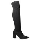 Bota Over Knee Feminina Vivaice Preto 53-3070-12