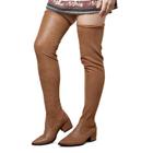 Bota Over The Knee Feminina Cano Slouchy Moderna Casual