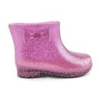 Bota para Chuva Infantil Glitter Galocha Charmosinha com Laço Teko Teko