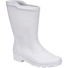 Bota Pega Forte Branco Cano Medio N.36