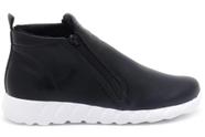 Bota PICCADILLY Cano Curto Zíper Rasteiras 970081-3