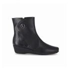 Bota Piccadilly Conforto Anabela Cano Curto PRETO