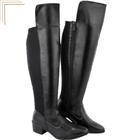 Bota Plus Size Panturrilha Grossa Couro Cano Longo Envio24h