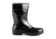 Bota Pvc Acqualev 82Bpc600 Cano Curto Preto C/Forro Bracol