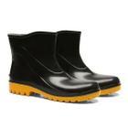 Bota PVC Cano Curto Acqua Flex Bracol N39 CA37456 Preto/amarelo Sem Forro