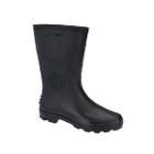 Bota pvc grendene preta pega forte 44