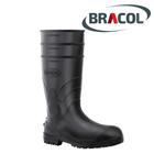 Bota Pvc Preta 35cm N43 Sem Bico Bracol