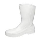 Bota PVC Vulcaflex Branca Cano Médio 27cm sem Meia 42