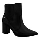 Bota Ramarim 2358122 Salto Alto Grosso Cano Curto Casual Feminino