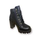 Bota Salto Alto Coturno Feminino Moleca 5325119