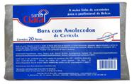 Bota santa clara pedicure com amolecedor c/20 pares