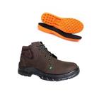 Bota Segurança Bico Composite Nobuck C.a 47167 + Palmilha - ECOSAFETY