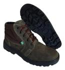 Bota Segurança Tractor Nobuck Café Bico Pvc Solado Borracha