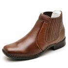 Bota Social Concha Couro Floater Elastico Ranster - 1601 - Marrom